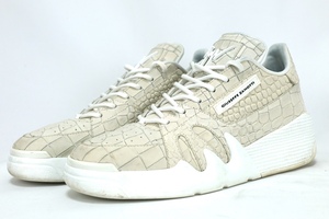 Giuseppe Zanotti Talon Croc-Embossed Sneaker ジュゼッペザノッティ クロコエンボス スニーカー サイズ42（約27cm)