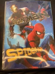 新品未開封　スパイダーマン　ホームカミング　3Dクリアファイル　MARVEL