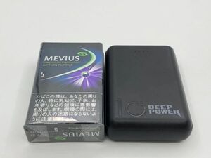 超小型 軽量 10000mAh モバイルバッテリー micro USB Type-C から充電可能 2ポートUSB黒色@