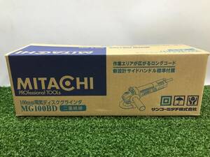 【未使用】サンコーミタチ 100V100mmディスクグラインダー（最大出力1000W・二重絶縁タイプ） MG100BD100V / ITXA09D6E7FO