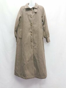 ■ ITEMS URBAN RESEARCH アーバンリサーチ ロング丈 シンプル 冬 秋 長袖 コート サイズFree ブラウン レディース E