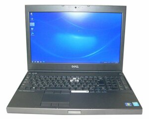 Windows7 Pro 64bit DELL PRECISION M4800 Core i5-4200M 2.5GHz メモリ8GB SSD128GB DVD-ROM 15.6インチ フルHD(1920x1080) FirePro M5100