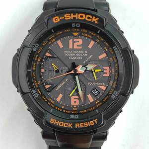 【中古】カシオ G-SHOCK グラビティマスター スカイコックピット 電波ソーラー マルチバンド6 ジーショック GW-3000B-1AJF CASIO