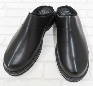 2S5849■未使用品 foot the coacher MINIMAL CLOG (ECO-FUR TYPE) フットザコーチャー ミニマルクロッグ レザーサンダル 7.5