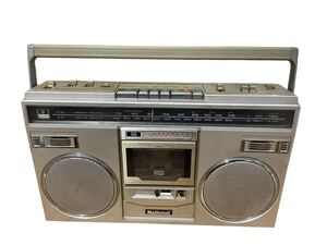 【音出し確認済み】National ラジカセ 昭和レトロ RX-5100 ジャンク扱い。 AM FM