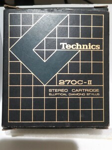 開封確認 Technics テクニクス 270C-II STEREO カートリッジ ヘッドシェル EPS-270 レコード針セット