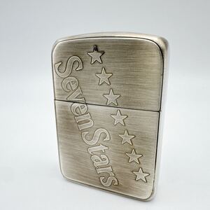 SEVEN STARS セブンスター ZIPPO ジッポー 両面加工 1941年復刻 レプリカモデル アンティーク加工 非売 懸賞当選 JT オイルライター