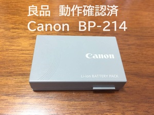 良品　動作良好　Canon　BP-214　送料1８0円～　 BP-218、BP-208対応