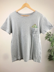 美品 THE BROWN IVY 迷彩 カモフラ プリント ポケT ポケット Tシャツ M グレー BEAMS メンズ PB2007-651