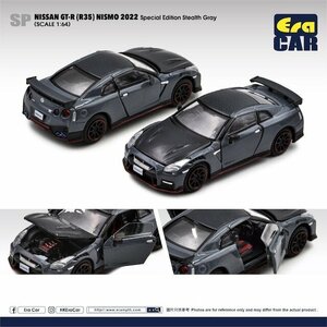 ＜新品＞　EraCAR　日産 GT-R（R35）　NISMO 2022　Special Edition Stealth Gray　ダイキャスト製　1/64サイズ