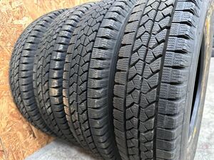 送料無料【超バリ山】22年製造 155/80R14 88/86N LT BRIDGESTONE BLIZZAK VL1 スタッドレス 4本セット プロボックス