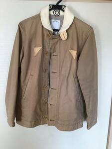 ★VISVIM（ビズビム）DECKHAND JACKET (BEIGE) デッキジャケット ボアジャケット★