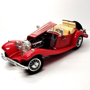 1/18 エンジン再現 ギミック多数 メルセデス・ベンツ 500K 500 K ロードスター 1936 昭和の名車 旧車 Mercedes-Benz レトロ 1円〜 122908