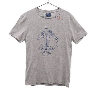 ポロラルフローレン プリント 半袖 Tシャツ M グレー POLO RALPH LAUREN メンズ