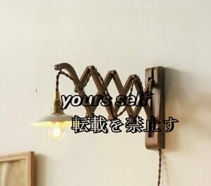 店長特選◆真鍮シャンデリア 壁掛け照明 ウォールランプ ライト アトリエランプ 喫茶店 寝室 書房