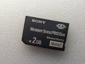 SONY Memory Stick PRO Duo 2GB MS-MT2G ケース付き ソニー メモリースティック プロ デュオ PSP メモリーカード 動作確認済み