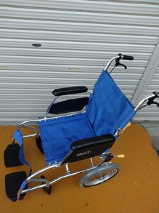 KS-24-0519-03　日進医療器　NAH-L7α　　アルミ軽量介助式車椅子