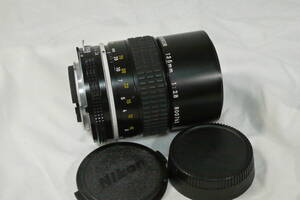 大口径 ニコン NIKKOR 135mm F2.8 Ai フード内蔵式 美品