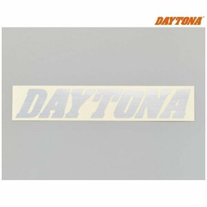 デイトナ DAYTONA カットステッカー 抜き文字 ヘアラインシルバー 21228