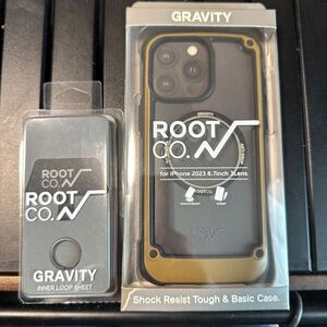 iPhoneケース ROOT CO 15pro max GRAVITY Shock inner LOOP sheet付き