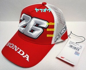 公式 キャップ ダニ・ペドロサ 侍 赤/帽子 レッド MotoGP REPSOL HONDA レプソル ホンダ HRC Dani Pedrosa モトGP 26 KTM
