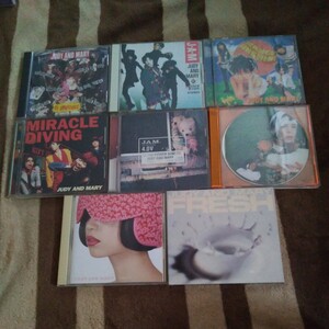 JUDY AND MARY(YUKI)全アルバムセット(8枚)BE AMBITIOUS J・A・M ORANGE SUNSHINE MIRACLE DIVING THE POWER SOURCE POP LIFE WARP FRESH 