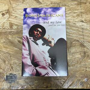 ヌ HIPHOP,R&B BORN JAMERICANS - SEND MY LOVE/SEND ONE YOUR LOVE シングル TAPE 中古品