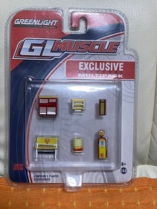 ＠グリーンライトGREENLIGHT 13152 EXCLUSIVE SHOPTOOL MULTIPACK※GL MUSCLE・1/64スケール　ショップツール＠