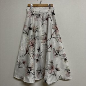 ジルスチュアート JILLSTUART シアーアートフラワー フレアスカート 125-3120017 スカート スカート S 白 / ホワイト 花柄 X 総柄