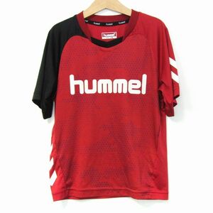 ヒュンメル 半袖Ｔシャツ トップス プラクティスシャツ スポーツウエア キッズ 男の子用 130サイズ レッド hummel