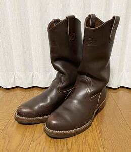 [WESCO] 2004年 WESTERN BOSS モリソン ウエスタンボス レザーブーツ 7.5D ブラウン ビブラムソール ウエスコ