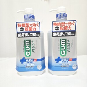 G・U・M（ガム）・プラス デンタルリンス 液体ハミガキ 低刺激 ノンアルコールタイプ 900ml×2 医薬部外品