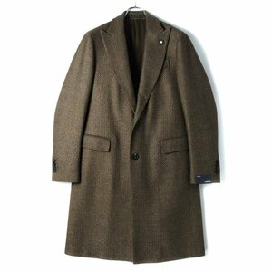 ◆【LARDINI(ラルディーニ)/秋冬/ウールシルクカシミヤソフトツイード3Bチェスターコート】[ldn2360071-50]