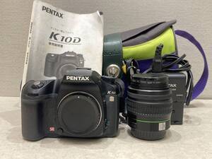 M5934【シャッターOK】PENTAX ペンタックス K10D ペンタックス デジタル 一眼レフ カメラ PENTAX-DA F3.5-5.6 18-55mm AL 備品付き