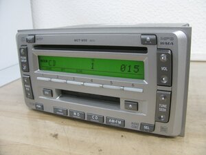 [108650-A]トヨタ純正 MD/CDレシーバー 200ｍｍワイド MCT-W55 動作良好