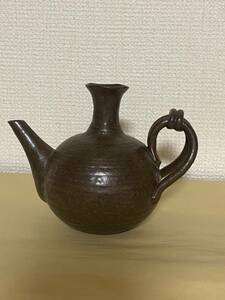 中国古玩 琉球 茶道具 水注 徳利 酒器 古玩 在銘 希少