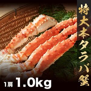 でかい!!特大本タラバガニ脚1.0kg 身入りパンパン!! 大ボリューム!! パーティ お歳暮 ギフト ズワイガニ 毛蟹 たらば 蟹しゃぶ(0)