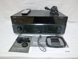 YAMAHA RX-V775 ヤマハAVレシーバー リモコン他付属 中古美品！