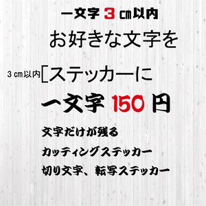 オーダーメイド カッティングステッカー 転写シール オリジナル 会社名 チームステッカー 推し活 名前 文字 切り文字 車 バイク 