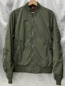 ALPHA INDUSTRIES アルファインダストリーズ L-2B MA-1 フライトジャケット L メンズ カーキ TA1450-019