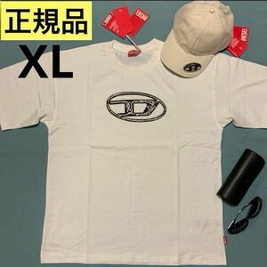 洗練されたデザイン　DIESEL Tシャツ　T-Boxt-Q22 ホワイトID: A152690TJAY 定価 ¥ 20,900 XLサイズ