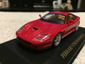 Y1905-017　ixo MODELS（イクソモデル） FERRARI（フェラーリ） 575M MARANELLO（マラネロ） 1/43モデル