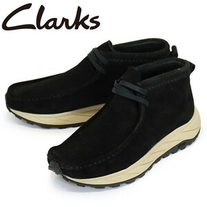 Clarks (クラークス) 26173320 Wallabee Eden ワラビー エデン メンズシューズ Black Sde CL105 UK10-約28.0cm