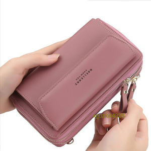 【WQB2】財布 レディース 長財布 小さめ コンパクト カード収納 小銭入れ ファスナー付き 大容量 使いやすい