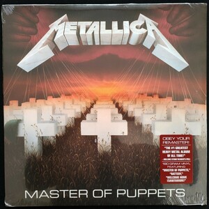 新品未開封LPレコードMetallicaメタリカ代表作名盤Master Of Puppets リマスター高音質 重量盤 マスター・オブ・パペッツ メタル・マスター