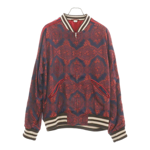 GUCCI グッチ Baroque Jacquard Jacket バロックジャガード ジャケット ブルゾン 総柄 レッド 572524 ZAAEV