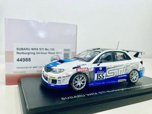 【送料無料】1/43 EBBRO スバル WRX STI #155 Nurburgring 24H 2011 SP3T Class Winner ニュルブルクリンク24時間 初優勝車