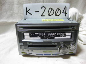 K-2004　Carrozzeria　カロッツェリア　FH-P050MD　MP3　MDLP　2Dサイズ　CD&MDデッキ　故障品