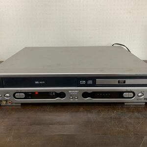 TONO☆ZA0252☆ SHARP VHS Hi-Fi VTRー体型DVDビデオプレーヤー DV-NC55 MADE IN MALAYSIA