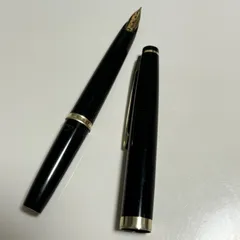 【送料無料】PILOT/パイロット/万年筆/Elite/ペン先18K750/ブラック/筆記用具/文房具/中古品